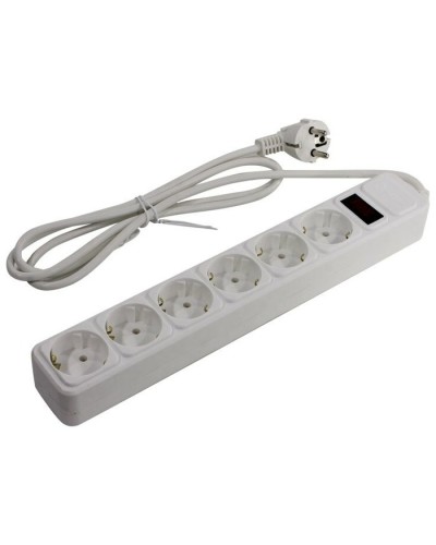 SP6W-150. Сетевой фильтр 6 розеток, 5м, белый. 5bites в Набережных Челнах