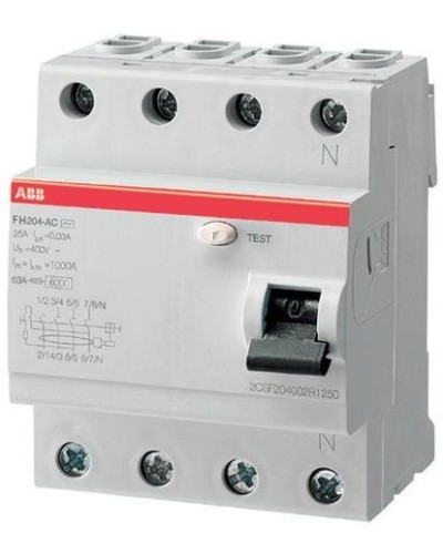 FH204 AC-40/0,03 (2CSF204004R1400). Выключатель дифференциального тока (УЗО). ABB в Набережных Челнах