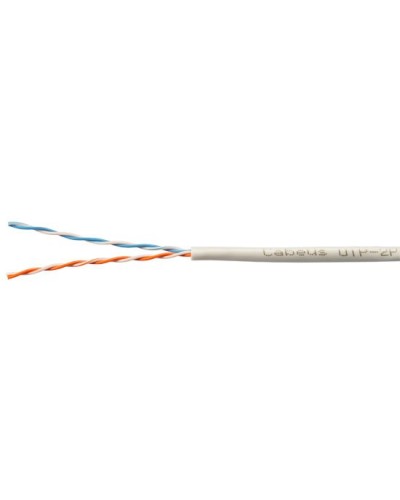 UTP-2P-Cat.5e-SOLID-LSZH-GY-LIGHT-100 (11079c-5). Кабель «витая пара» (LAN) для структурированных систем связи. CABEUS в Набережных Челнах