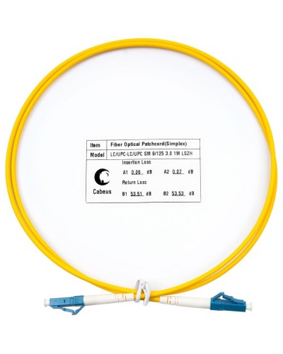 FOP(s)-9-LC-LC-1,5m (8332c). Патч-корд оптический. CABEUS в Набережных Челнах