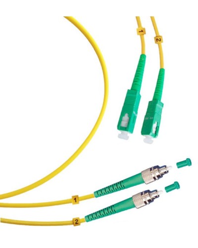 FOP(d)-9-FC/APC-SC/APC-1,5m (8242c). Патч-корд оптический. CABEUS в Набережных Челнах