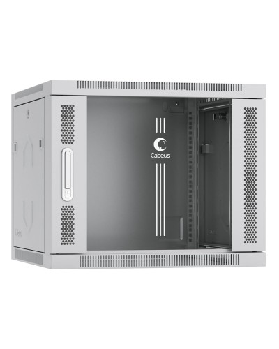 SH-05F-9U60/35 (7117c). Шкаф телекоммуникационный 19 настенный 9U. CABEUS в Набережных Челнах