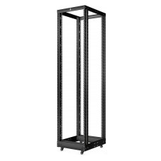 RA-37U-1000-BK (10159c). Открытая стойка 19, 37U, двухрамная, усиленная, цвет черный. CABEUS