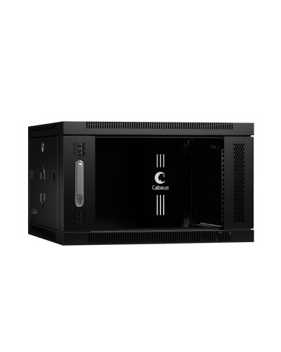 SH-05F-6U60/45-BK (8598c). Шкаф телекоммуникационный 19 настенный 6U. CABEUS в Набережных Челнах