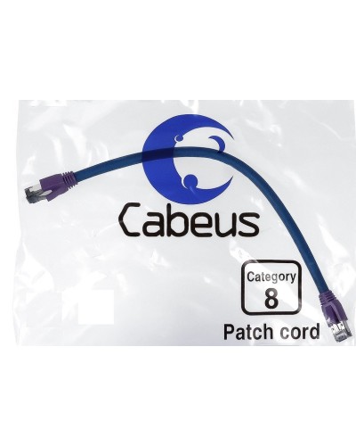 PC-SSTP-RJ45-Cat.8-5m-LSZH (9705c), серый. Патч-корд медный. CABEUS в Набережных Челнах