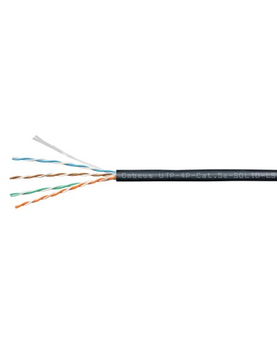 UTP-4P-Cat.5e-SOLID-LSZH-BK (9781c). Кабель «витая пара» (LAN) для структурированных систем связи. CABEUS в Набережных Челнах