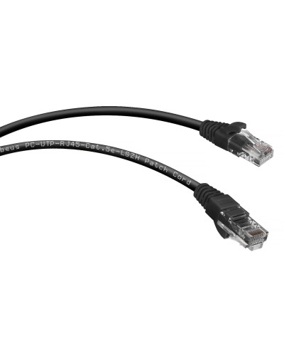 PC-UTP-RJ45-Cat.5e-0.5m-BK-LSZH (9536c), чёрный. Патч-корд медный. CABEUS в Набережных Челнах