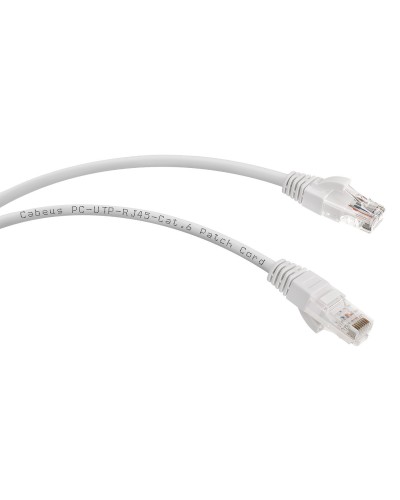 PC-UTP-RJ45-Cat.6-3m-WH (8673c), белый. Патч-корд медный. CABEUS в Набережных Челнах