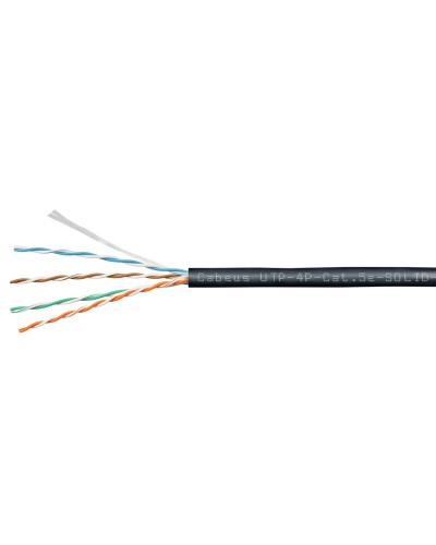 UTP-4P-Cat.6-SOLID-OUT-LSZH-UV-100 (9641c-5). Кабель «витая пара» (LAN) для структурированных систем связи. CABEUS в Набережных Челнах