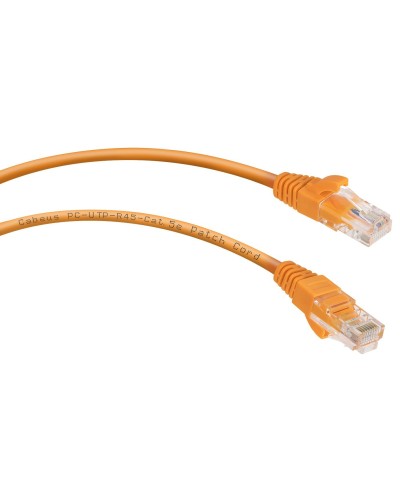 PC-UTP-RJ45-Cat.5e-2m-OR-LSZH (9523c), оранжевый. Патч-корд медный. CABEUS в Набережных Челнах