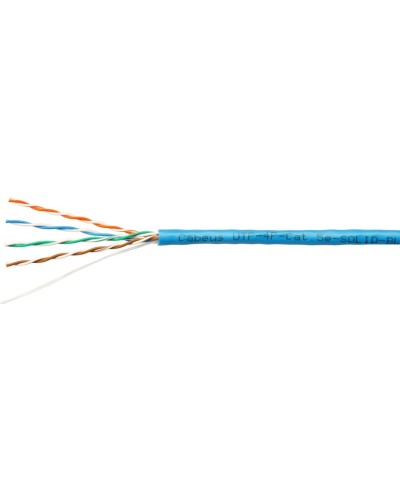 UTP-4P-Cat.5e-SOLID-BL (7248c). Кабель «витая пара» (LAN) для структурированных систем связи. CABEUS в Набережных Челнах