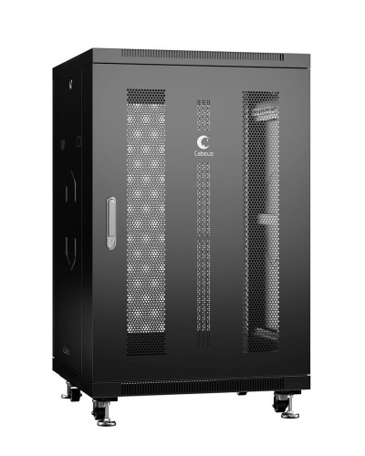 ND-05C-18U60/100-BK (8531c). Шкаф телекоммуникационный 19 напольный 18U. CABEUS в Набережных Челнах