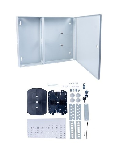 FO-WL-16-SC/2LC/FC/ST-FP-K (12302c). Бокс оптический настенный. CABEUS в Набережных Челнах