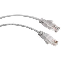 PC-UTP-RJ45-Cat.5e-0.3m-LSZH (8861c), серый. Патч-корд медный. CABEUS
