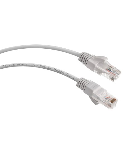PC-UTP-RJ45-Cat.5e-2m (7213c), серый. Патч-корд медный. CABEUS в Набережных Челнах