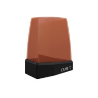 CAME KRX1FXSO (806LA-0010). Лампа сигнальная с оранжевым плафоном. CAME