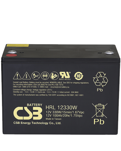 CSB HRL 12330W FR. Аккумулятор герметичный свинцово-кислотный. CSB в Набережных Челнах