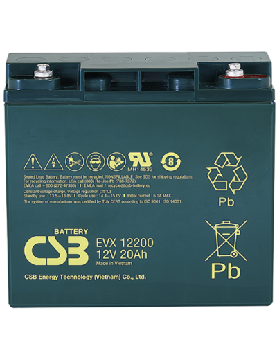 CSB EVX 12200. Аккумулятор герметичный свинцово-кислотный. CSB в Набережных Челнах