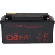 CSB GPL 12650. Аккумулятор герметичный свинцово-кислотный. CSB