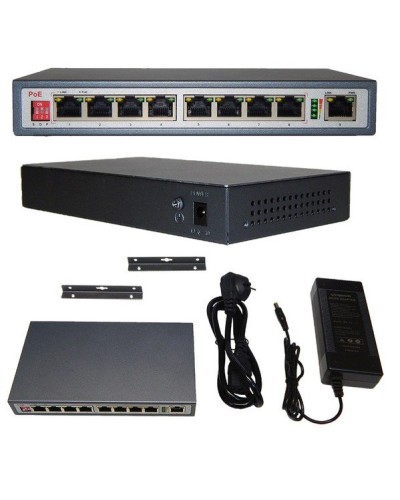 CO-SWP9C. Коммутатор 8-портовый  Gigabit Ethernet с PoE. ComOnyx в Набережных Челнах