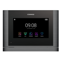 CDV-704MF (темное серебро). Монитор видеодомофона цветной. Commax