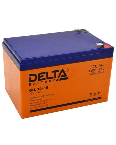 Delta GEL 12-15. Аккумулятор герметичный свинцово-кислотный. Delta в Набережных Челнах