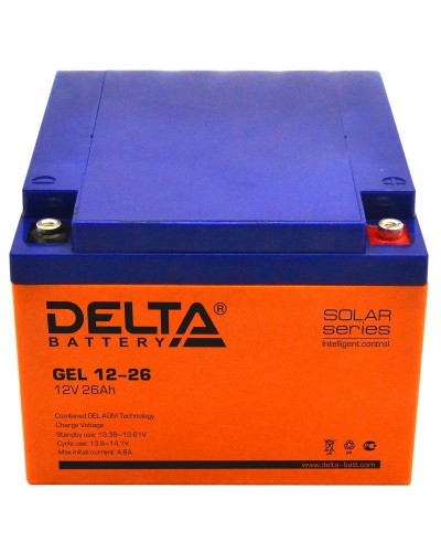 Delta GEL 12-26. Аккумулятор герметичный свинцово-кислотный. Delta в Набережных Челнах