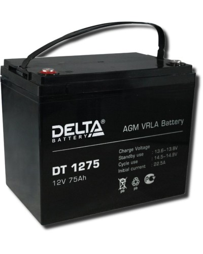 Delta DT 1275. Аккумулятор герметичный свинцово-кислотный. Delta в Набережных Челнах