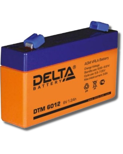 Delta DTM 6012. Аккумулятор герметичный свинцово-кислотный. Delta в Набережных Челнах
