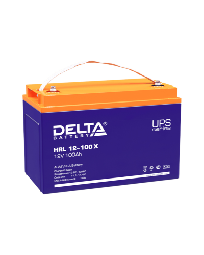 Delta HRL 12-100 X. Аккумулятор герметичный свинцово-кислотный. Delta в Набережных Челнах