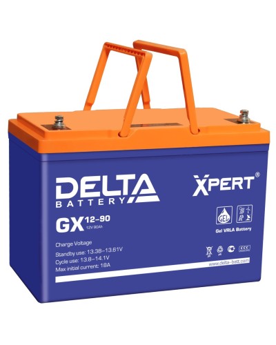 Delta GX 12-90. Аккумулятор герметичный свинцово-кислотный. Delta в Набережных Челнах
