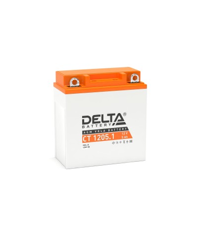 Delta CT 1205.1. Аккумулятор герметичный свинцово-кислотный стартерный. Delta в Набережных Челнах