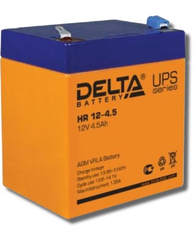 Delta HR 12-4.5. Аккумулятор герметичный свинцово-кислотный. Delta в Набережных Челнах