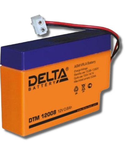 Delta DTM 12008. Аккумулятор герметичный свинцово-кислотный. Delta в Набережных Челнах