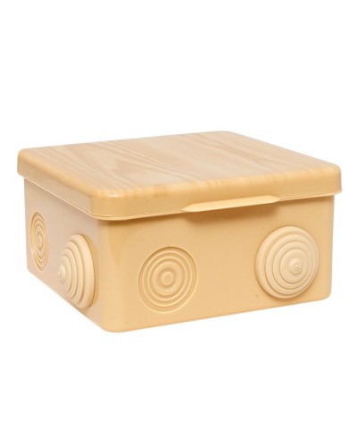 КМР-030-014 с крышкой (100х100х55) светлое дерево IP54 (plc-kmr-030-014-s). Коробка распределительная. EKF в Набережных Челнах