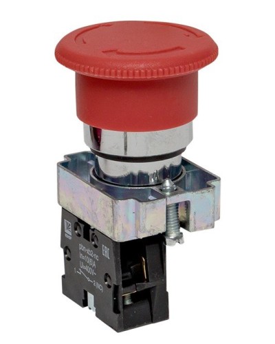 BS542 поворотная красная грибок NC (xb2-bs542). Кнопка поворотная красная грибок. EKF в Набережных Челнах