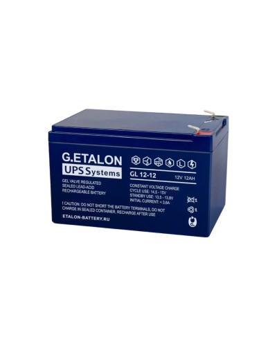 G.ETALON GL 12-12. Аккумулятор герметичный свинцово-кислотный. ETALON в Набережных Челнах