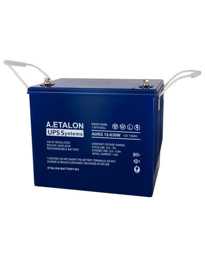 A.ETALON AHRX 12-630W (140). Аккумулятор герметичный свинцово-кислотный. ETALON в Набережных Челнах