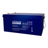 C.ETALON CHRL 12-250. Аккумулятор герметичный свинцово-кислотный. ETALON