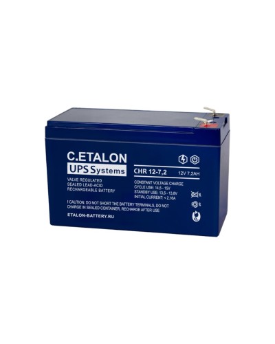 C.ETALON CHR 12-7,2. Аккумулятор герметичный свинцово-кислотный. ETALON в Набережных Челнах