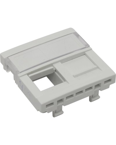 Вставка для 2-х модулей под RJ-45 кат.5e UTP, белая (45971 SBR): Вставка для 2-х модулей в Набережных Челнах
