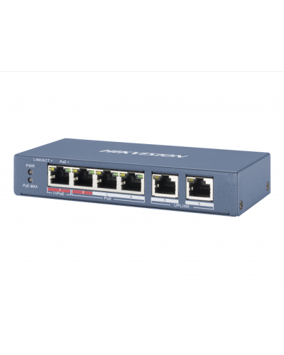 DS-3E0106HP-E. Коммутатор с питанием POE. Hikvision в Набережных Челнах