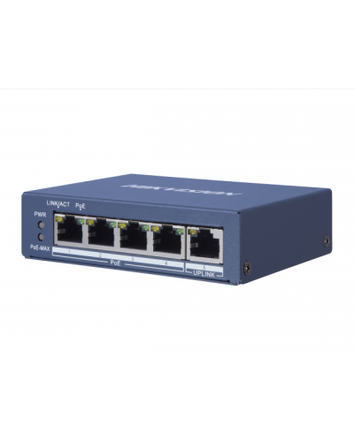 DS-3E0505P-E/M. Коммутатор с питанием POE. Hikvision в Набережных Челнах
