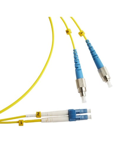 FC-D2-9-FC/UR-LC/UR-H-1M-LSZH-YL. Патч-корд волоконно-оптический FC/UPC-LC/UPC. Hyperline в Набережных Челнах