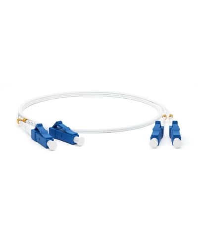 FC-D2-9A1-LC/UR-LC/UR-H-3M-LSZH-WH. Патч-корд волоконно-оптический одномодовый. Hyperline в Набережных Челнах