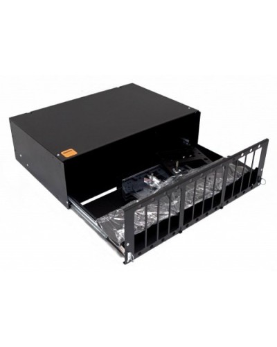 FO-19R-3U-12xSLT-W140H42-96UN-BK. Кросс оптический 19. Hyperline в Набережных Челнах