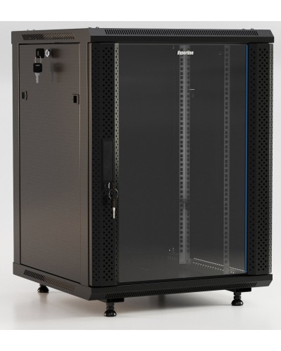 TWB-FC-1545-GP-RAL9004. Шкаф телекоммуникационный 19 настенный 15U. Hyperline в Набережных Челнах