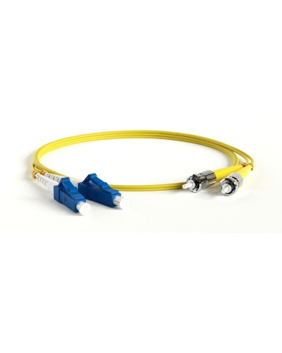 FC-D2-9-LC/UR-ST/UR-H-3M-LSZH-YL. Патч-корд волоконно-оптический одномодовый. Hyperline в Набережных Челнах
