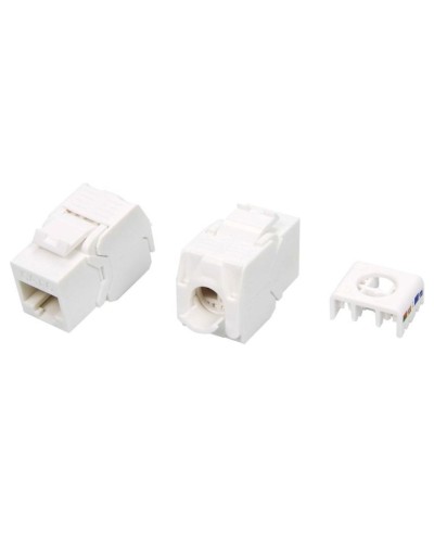 KJ8-8P8C-C6-180-TLS-WH. Вставка Keystone Jack RJ-45. Hyperline в Набережных Челнах