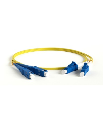 FC-D2-9-LC/UR-SC/UR-H-0.5M-LSZH-YL. Патч-корд волоконно-оптический одномодовый. Hyperline в Набережных Челнах